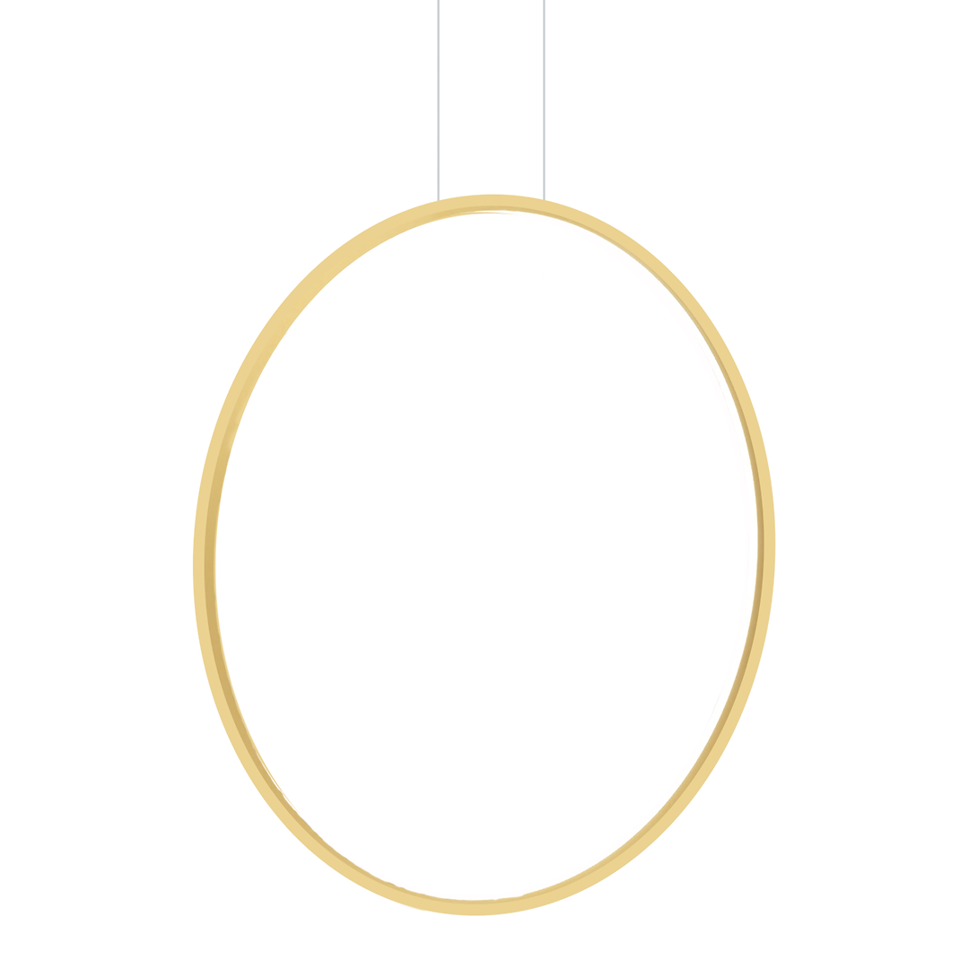 Saturno Gold 46W LED viseća lampa