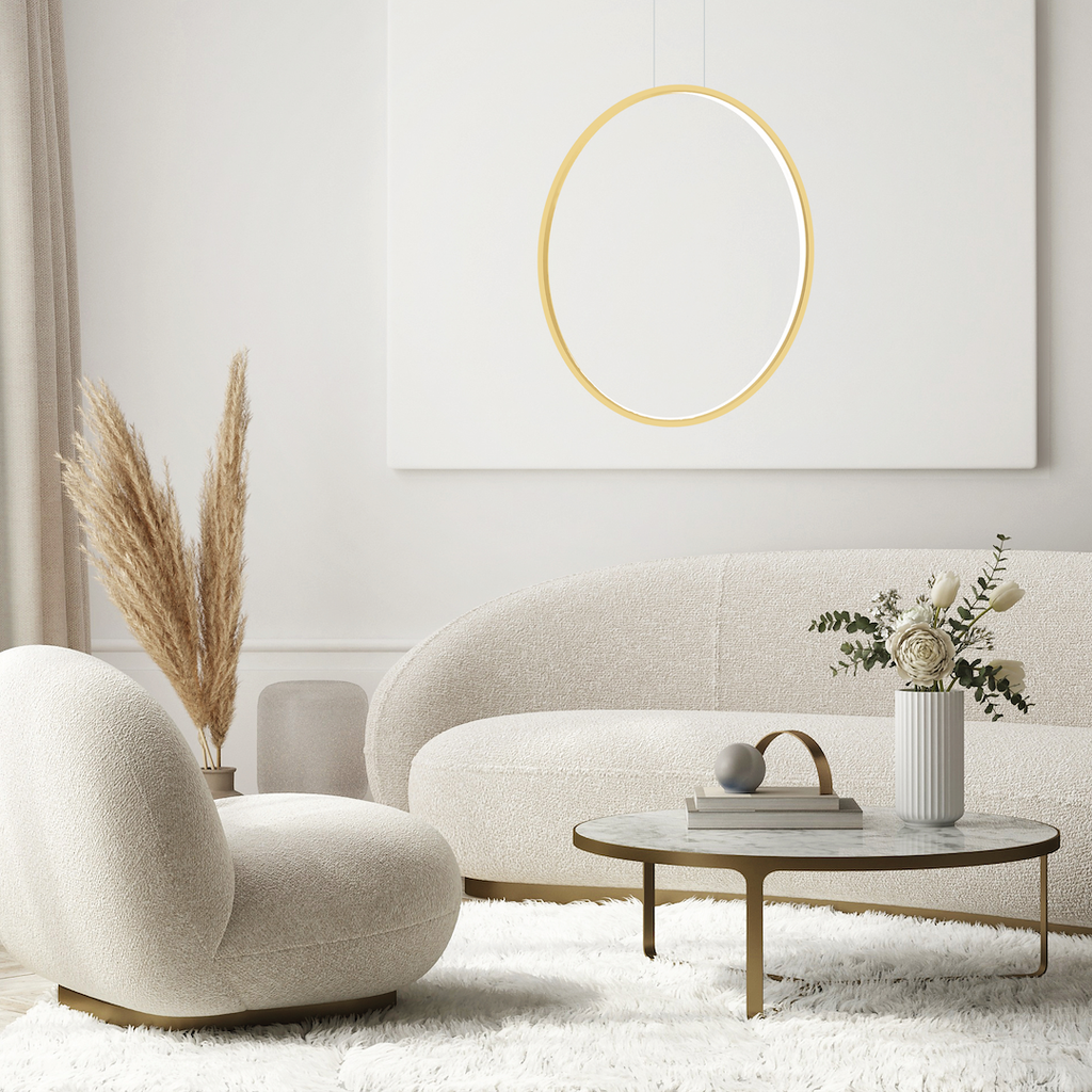 Saturno Gold 46W LED viseća lampa