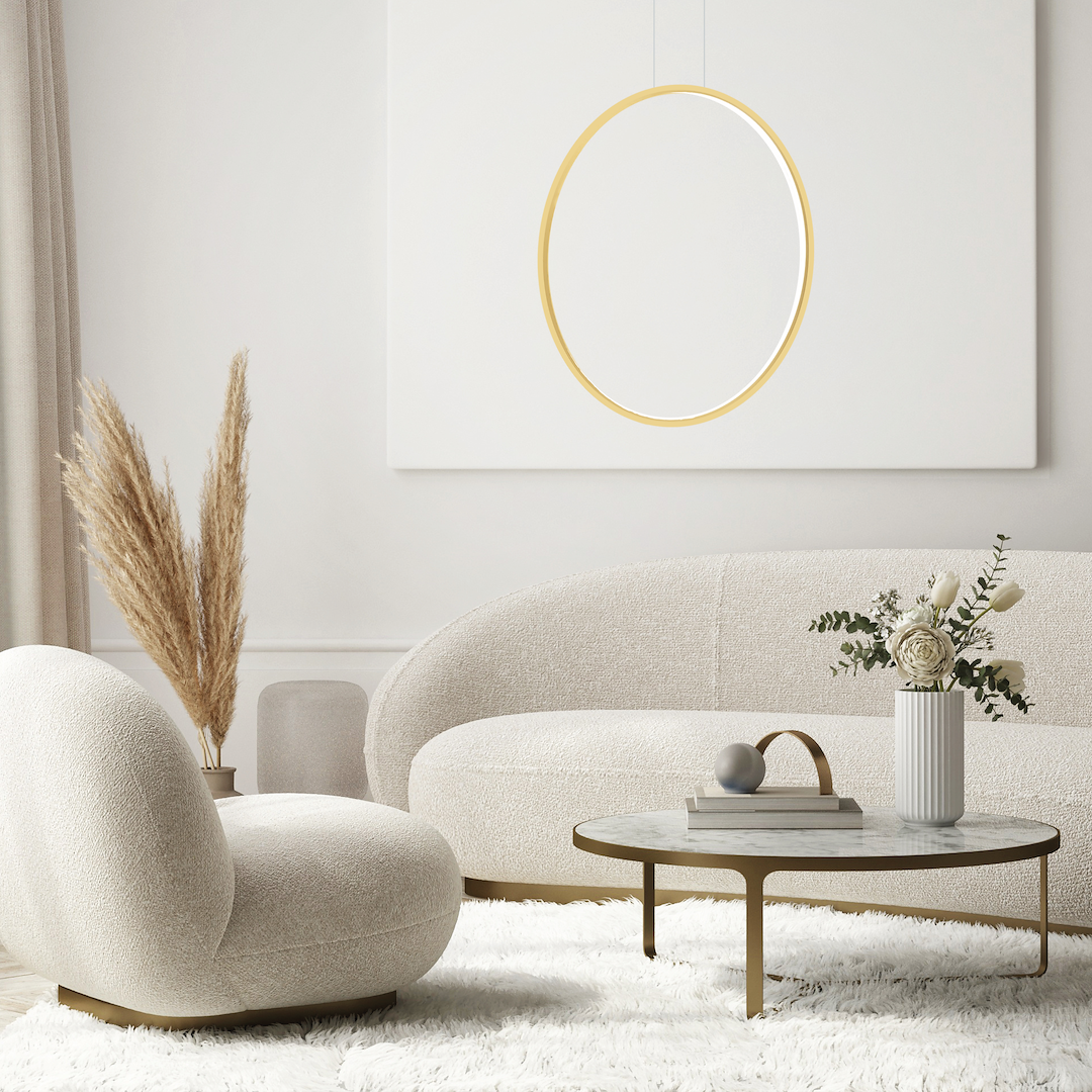 Saturno Gold 46W LED viseća lampa