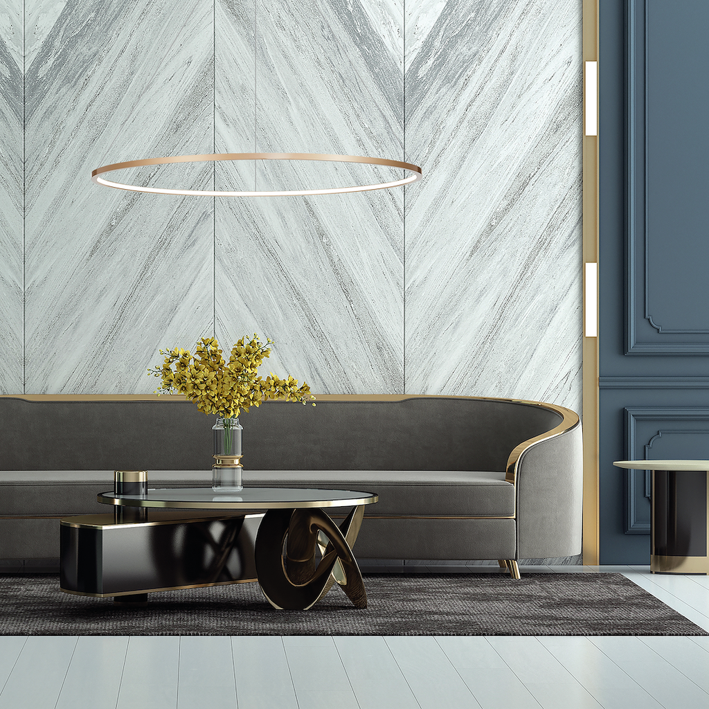Saturno Gold 57W LED viseća lampa