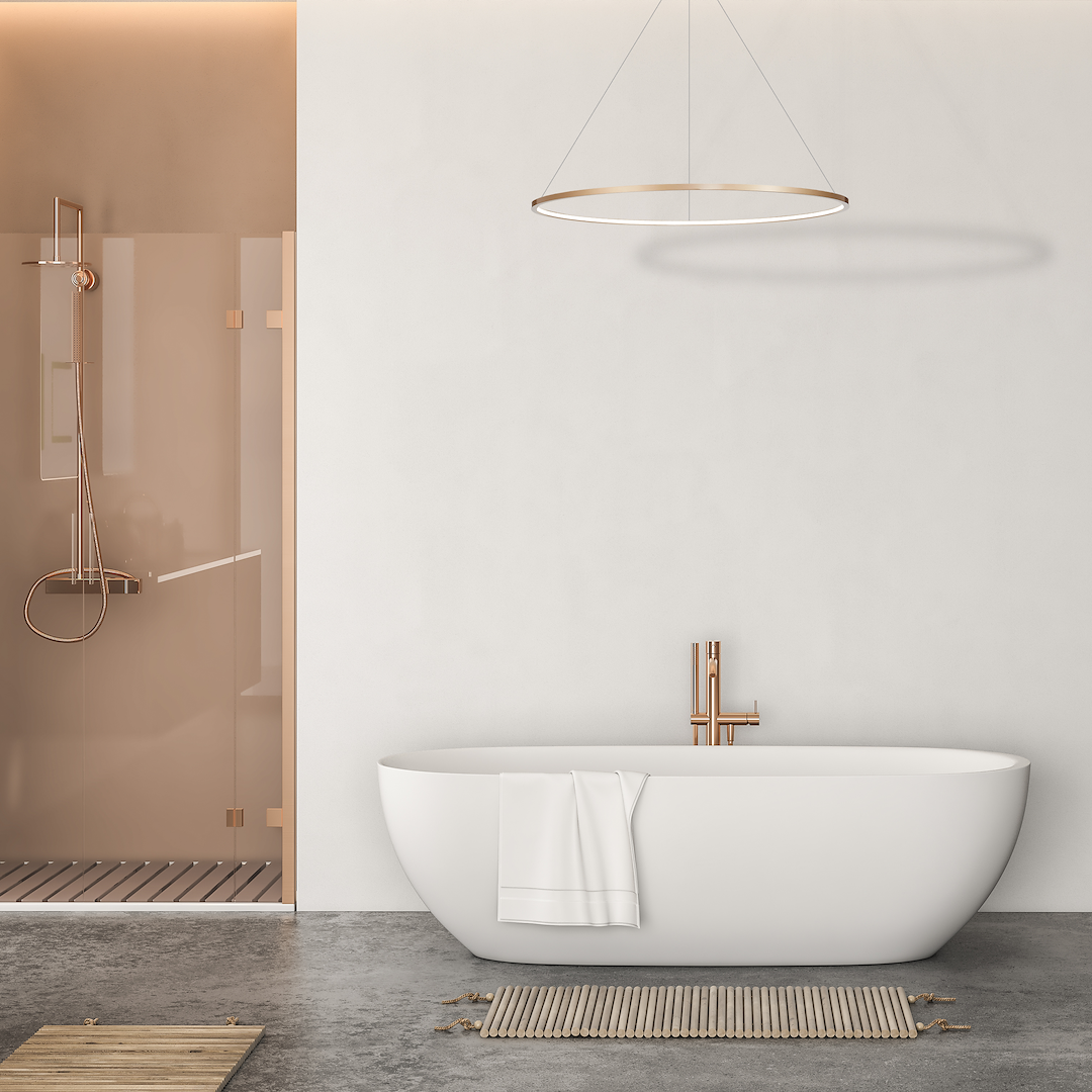 Saturno Gold 65W LED viseća lampa