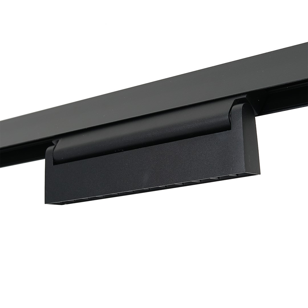 LED spot svjetiljka 12W 3000K 48V 16CM za Magnetni sustav LARGE 20 mm širine, CRNA