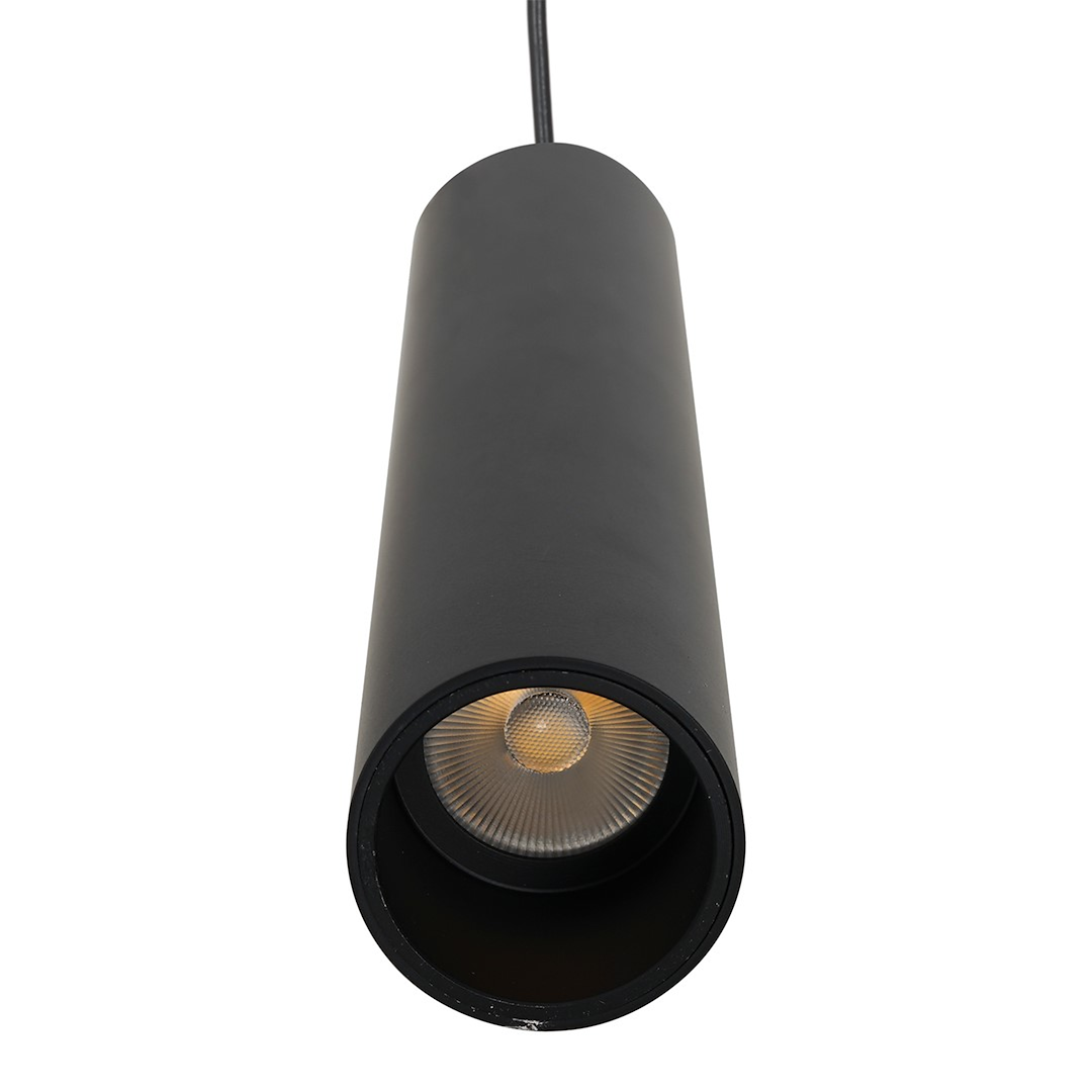 LED viseća svjetiljka 7W 3000K 48V 20CM za Magnetni sustav LARGE 20 mm širine, CRNA