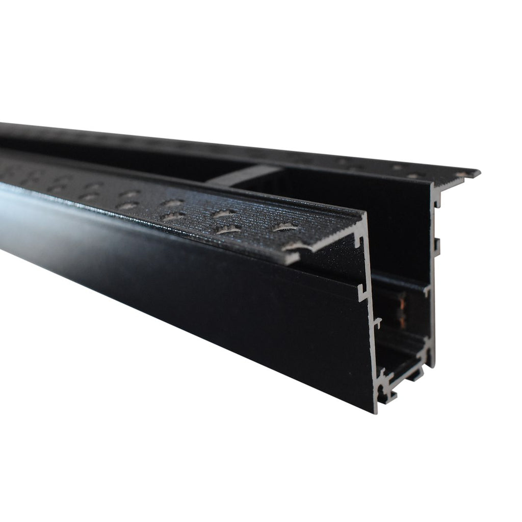 Ugradbena Magnetna tračnica 200CM za Magnetni sustav LARGE 20 mm širine, CRNA
