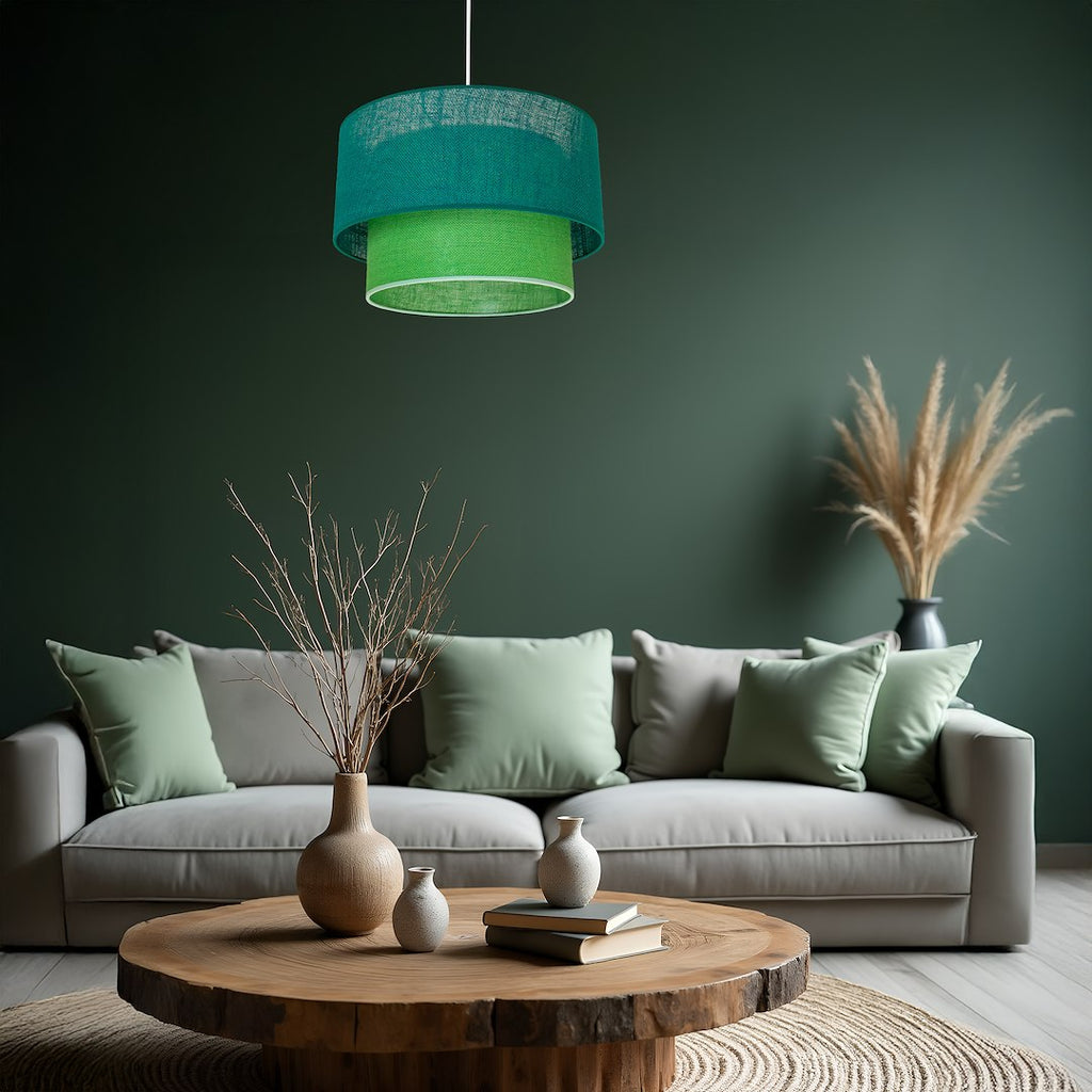 BUENO viseća lampa zelena 1xE27