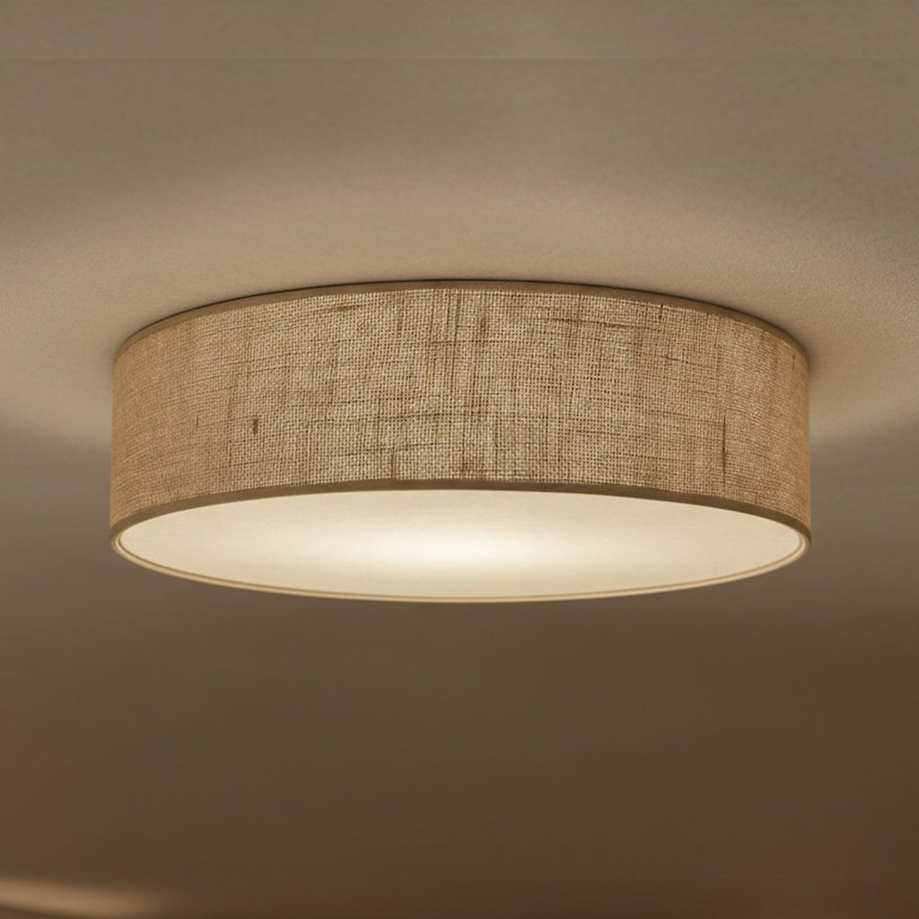 Marshall stropna lampa 3xE27 Ø50cm bijela/smeđa