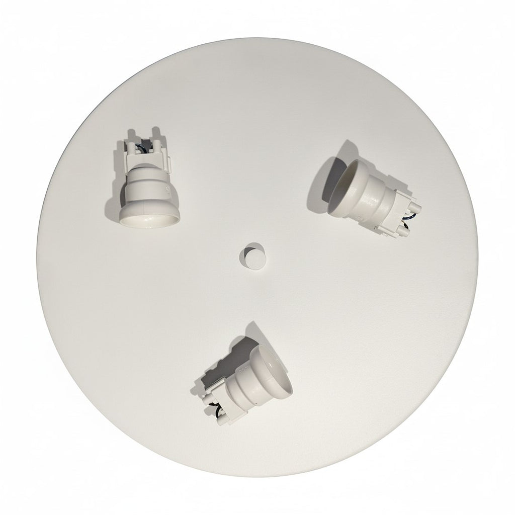 Marshall stropna lampa 3xE27 Ø50cm bijela/smeđa