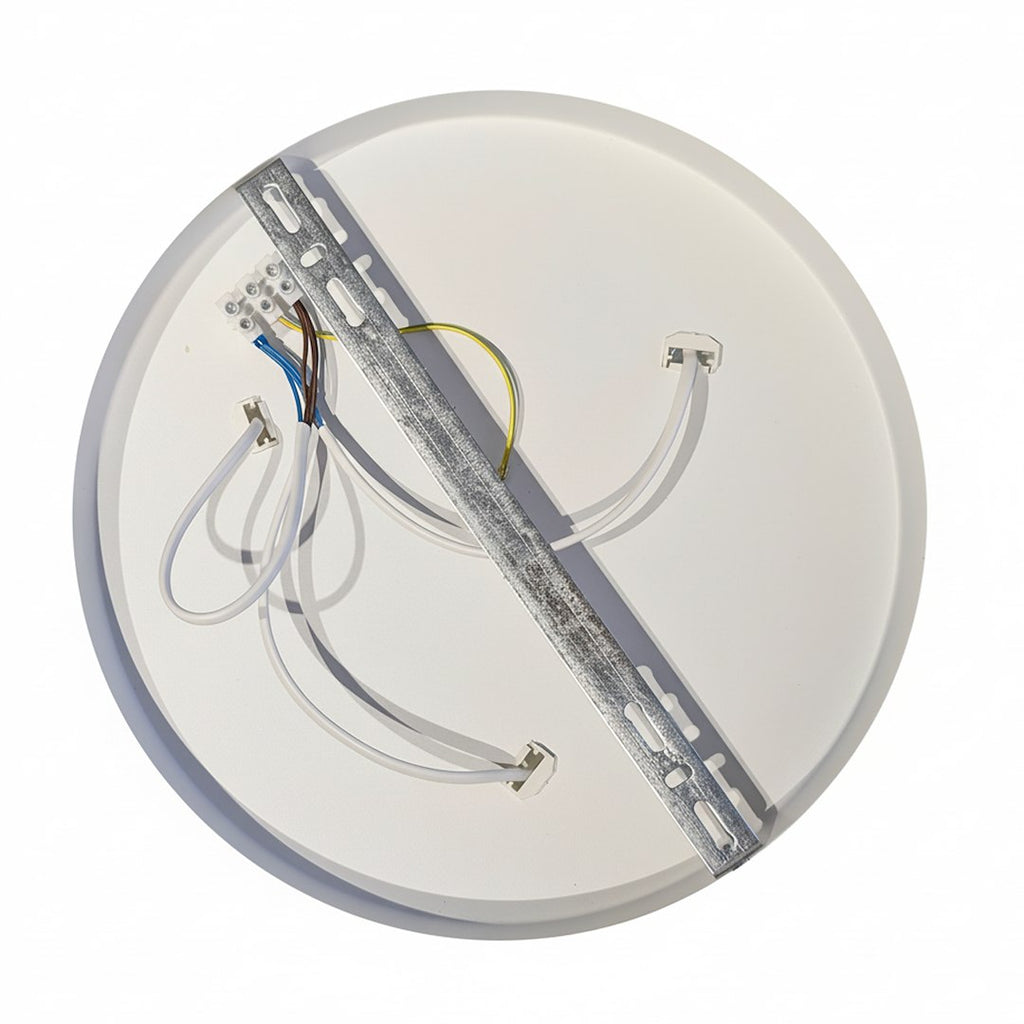Marshall stropna lampa 3xE27 Ø50cm bijela/smeđa