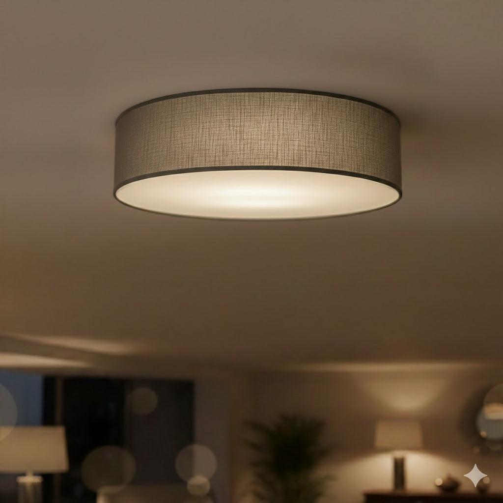 Marshall stropna lampa 3xE27 Ø50cm bijela/siva