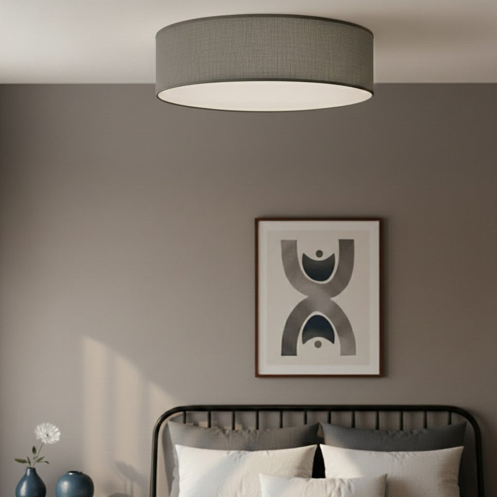 Marshall stropna lampa 3xE27 Ø50cm bijela/siva