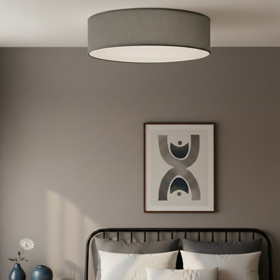 Marshall stropna lampa 3xE27 Ø50cm bijela/siva