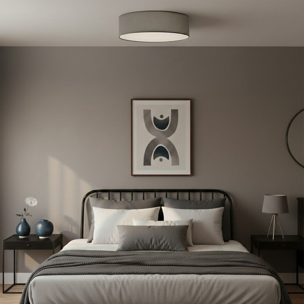 Marshall stropna lampa 3xE27 Ø50cm bijela/siva