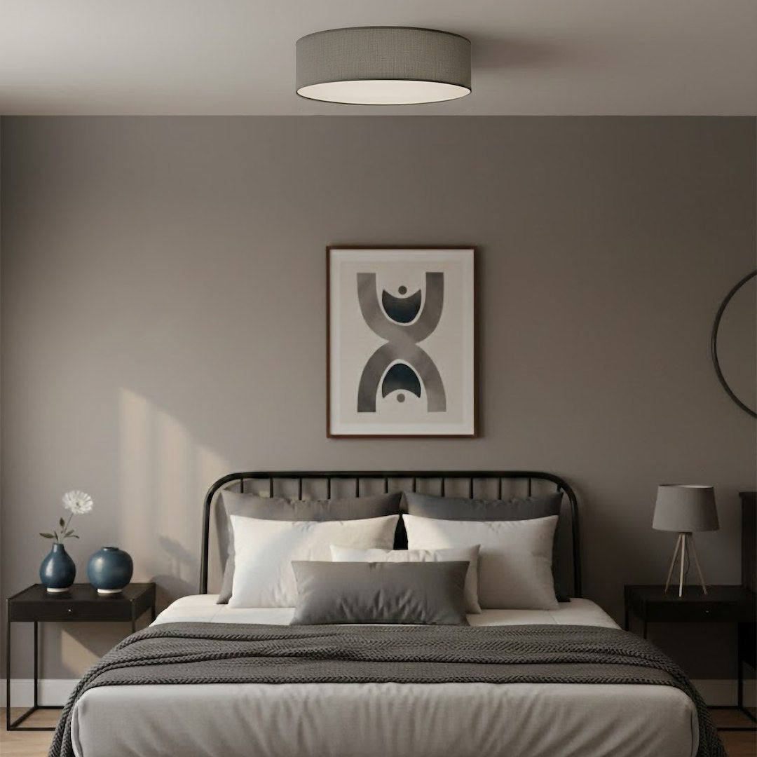 Marshall stropna lampa 3xE27 Ø50cm bijela/siva