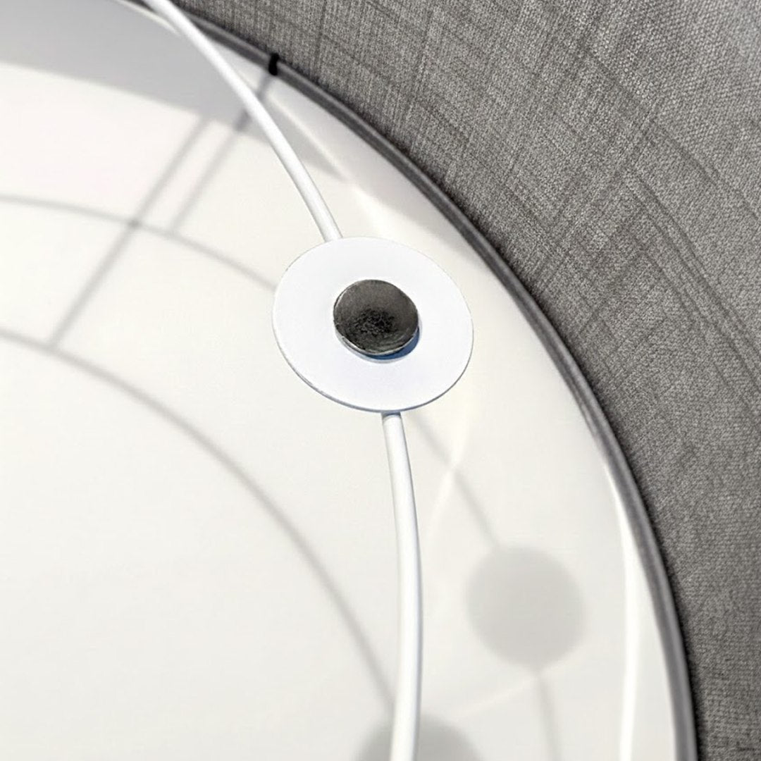 Marshall stropna lampa 3xE27 Ø50cm bijela/siva