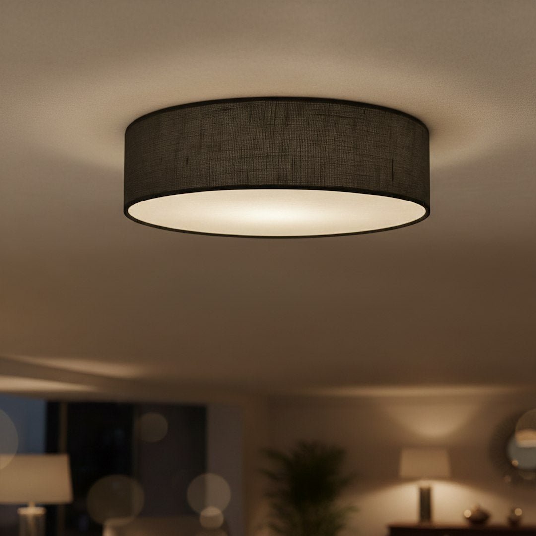 Marshall stropna lampa 3xE27 Ø50cm bijela/crna