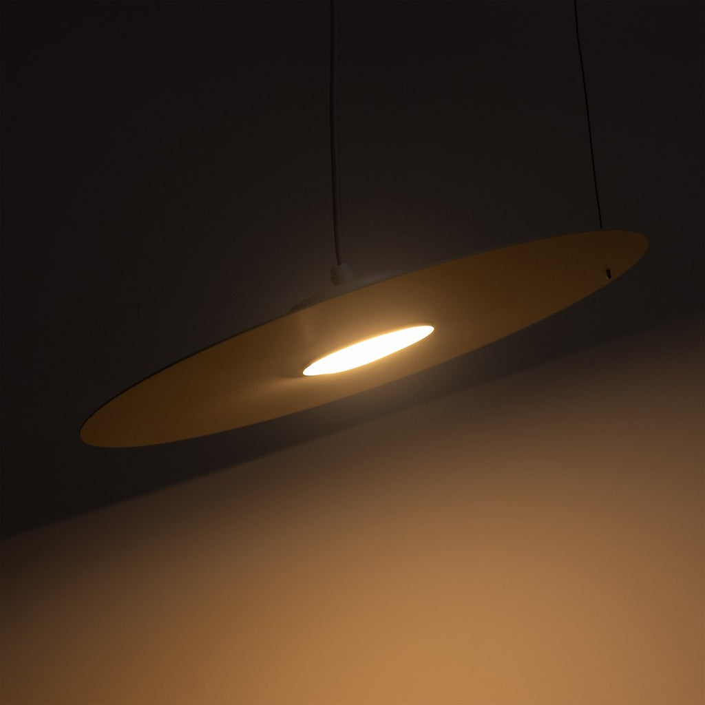 PIATTO Bijela viseća lampa 1xGX53 fi 350mm