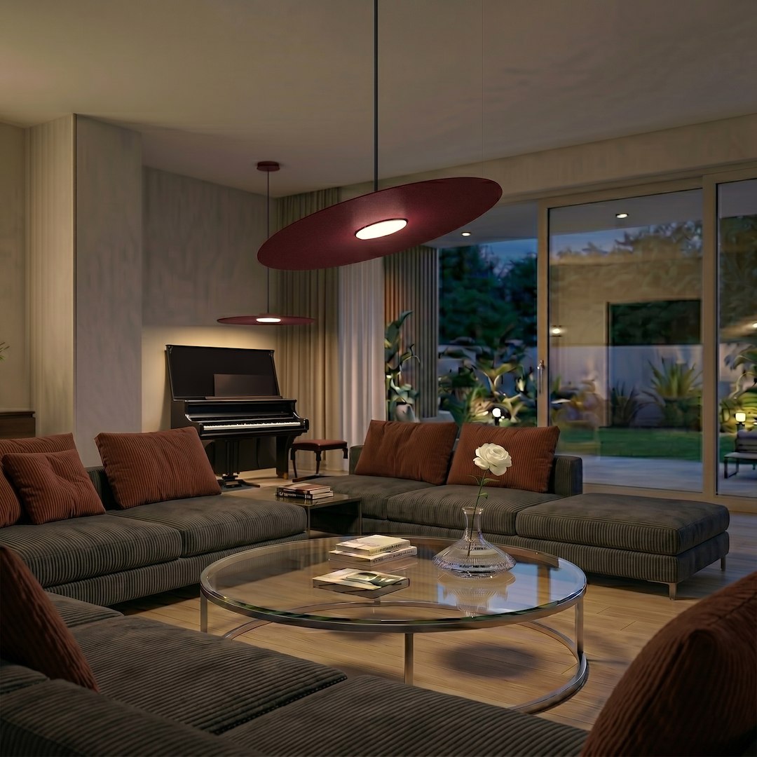 PIATTO Bordo viseća lampa 1xGX53 fi 550mm