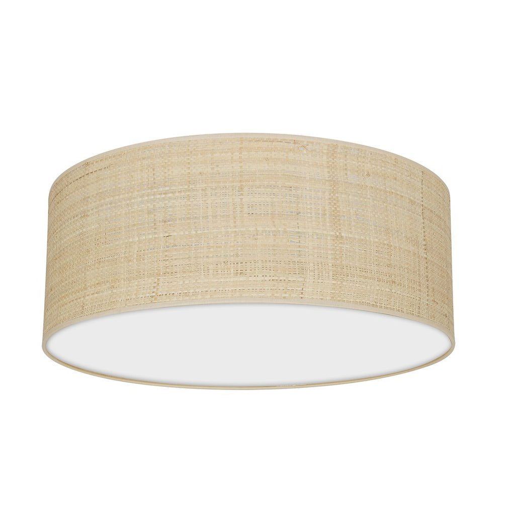 Marshall stropna lampa 2xE27 Ø40cm bijela/ratan