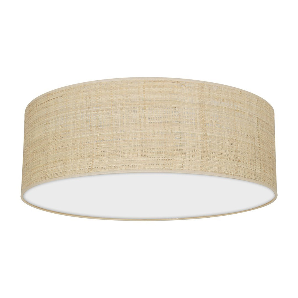 Marshall stropna lampa 3xE27 Ø50cm Bijela/Ratan