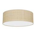 Marshall stropna lampa 3xE27 Ø50cm Bijela/Ratan