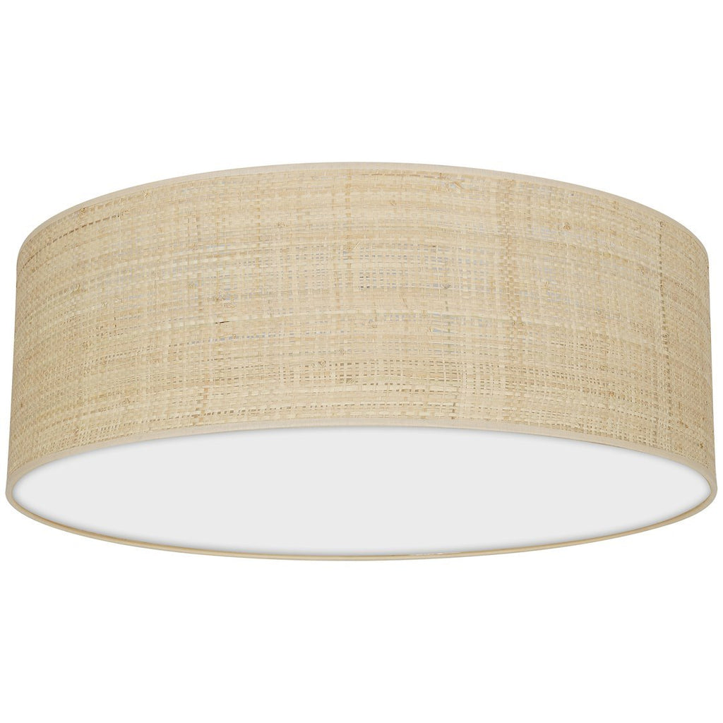 Marshall stropna lampa 3xE27 Ø50cm Bijela/Ratan