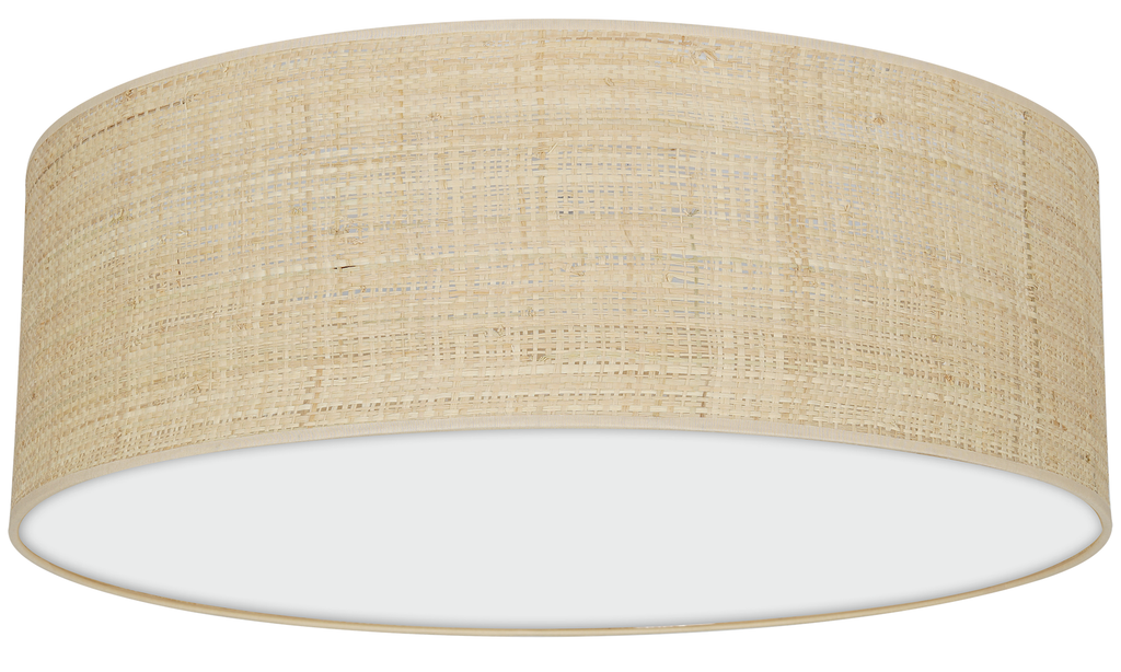 Marshall stropna lampa 3xE27 Ø50cm Bijela/Ratan