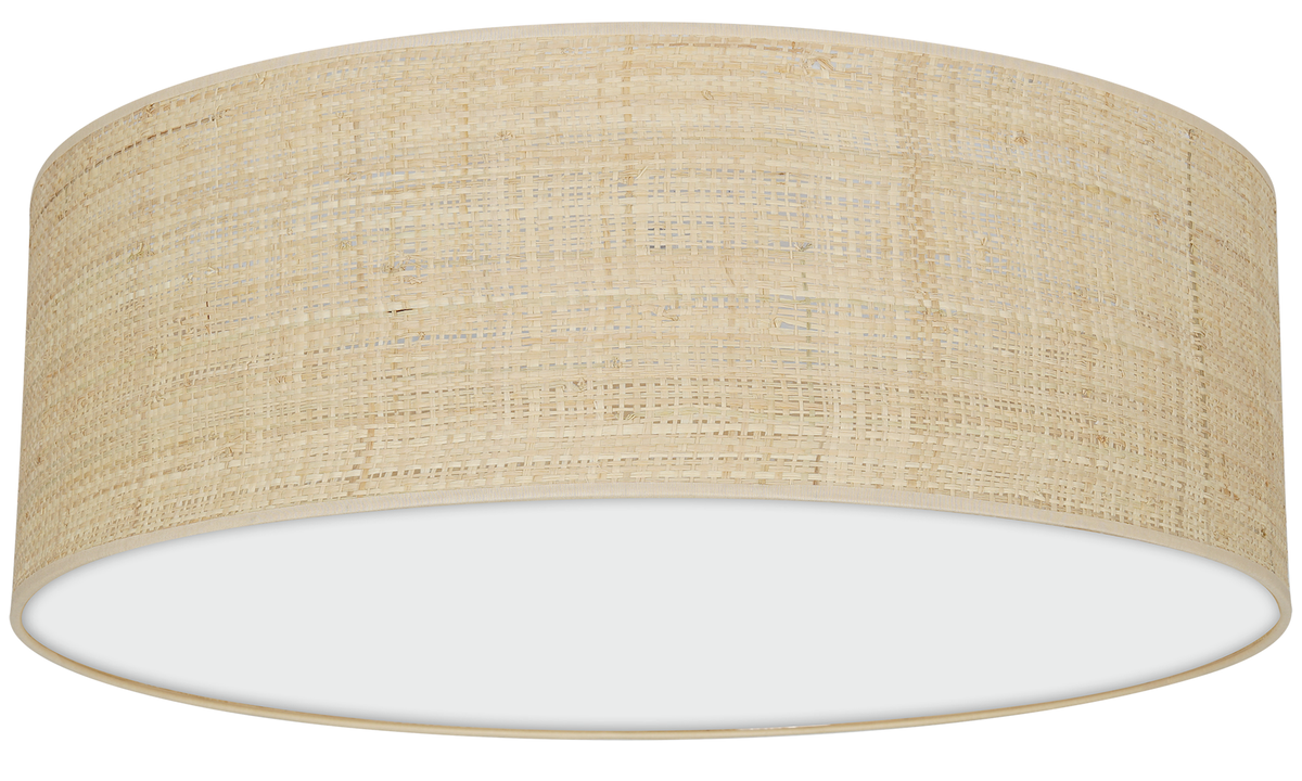 Marshall stropna lampa 3xE27 Ø50cm Bijela/Ratan