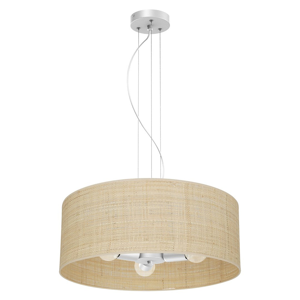 Marshall viseća lampa 3xE27 Ø50cm bijela/ratan