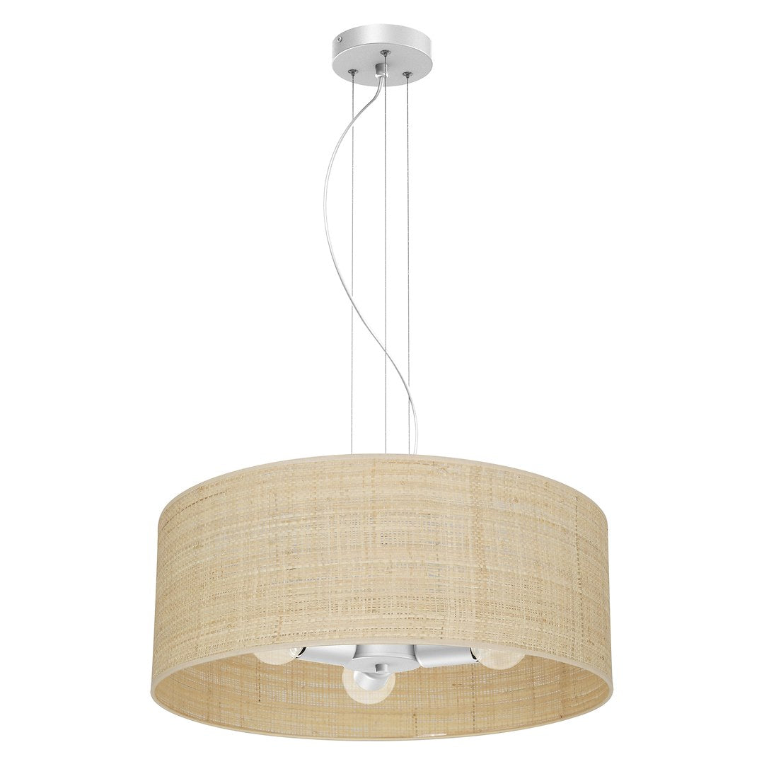 Marshall viseća lampa 3xE27 Ø50cm bijela/ratan