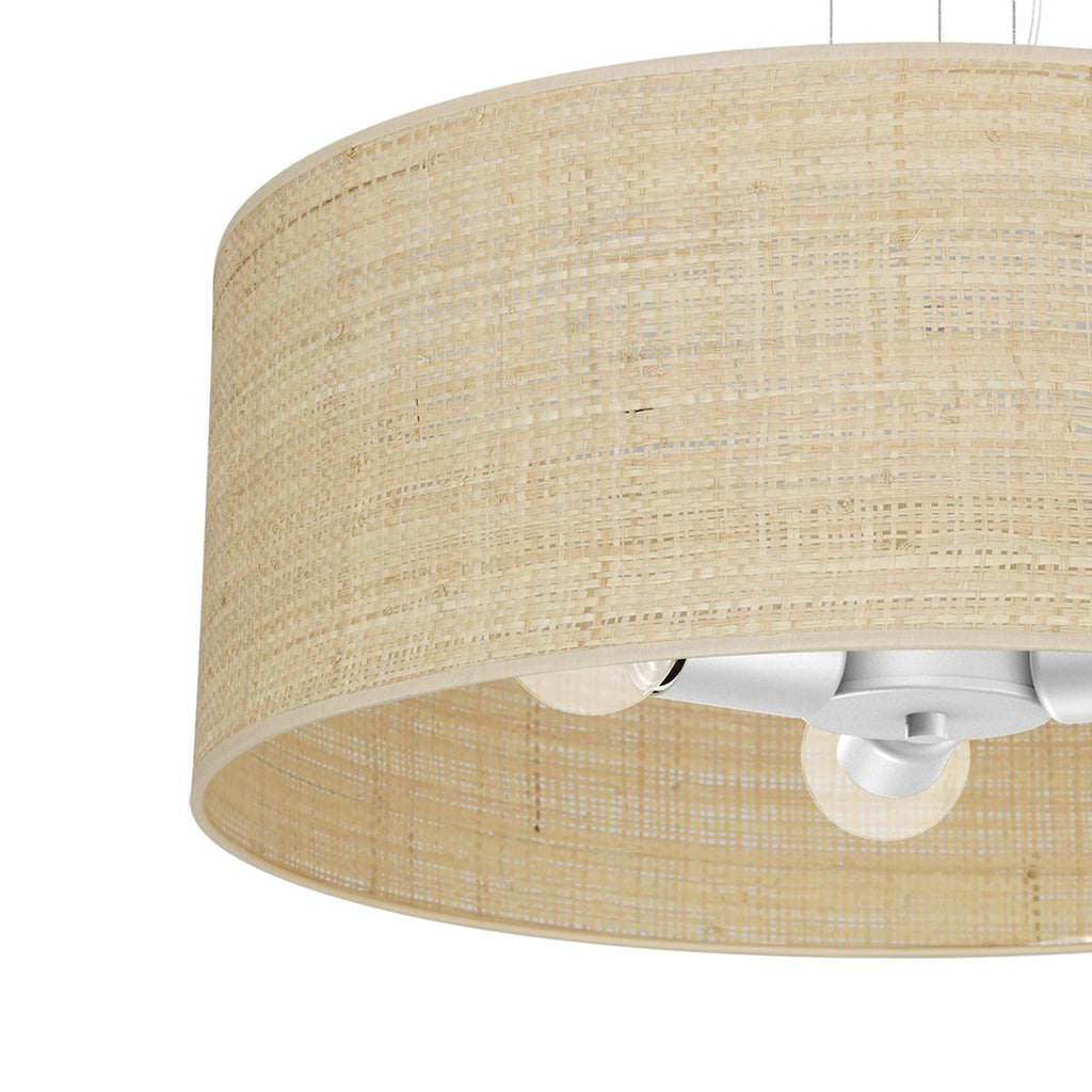 Marshall viseća lampa 3xE27 Ø50cm bijela/ratan
