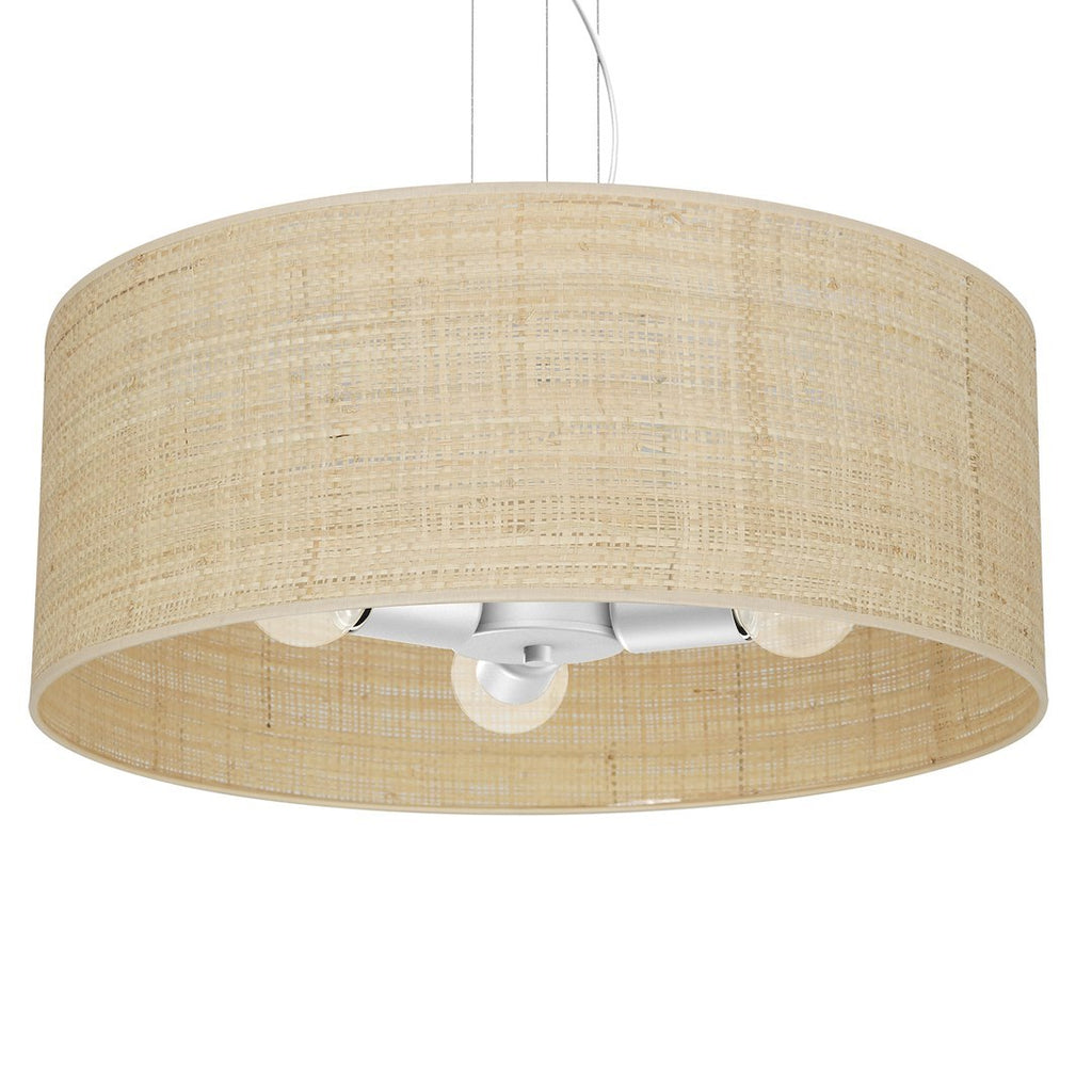 Marshall viseća lampa 3xE27 Ø50cm bijela/ratan