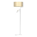 Marshall podna lampa 1xE27 + 1x mini GU10 bijela / ratan