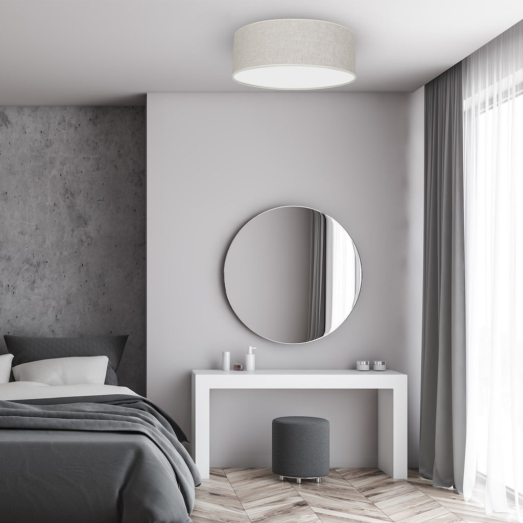 LINO stropna lampa 3xE27 Ø50cm BIJELA / LAN