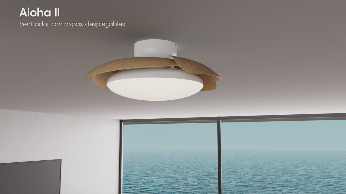Mantra ALOHA II stropni LED ventilator 83cm BIJELI