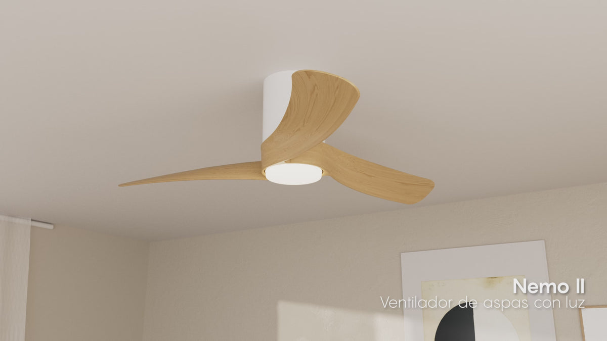 Mantra NEMO II M stropni LED ventilator 122cm BIJELI
