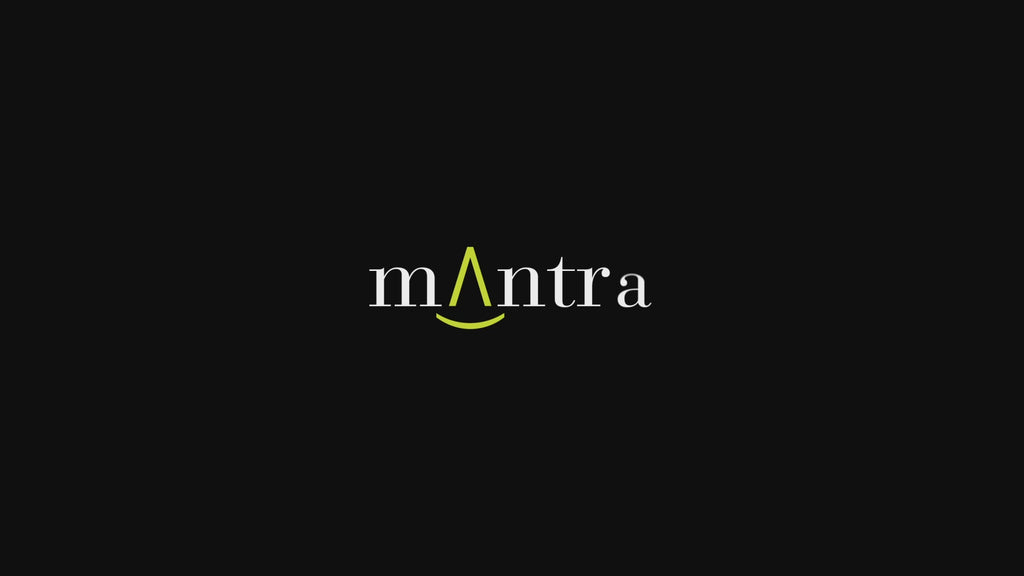 Mantra NORTH stropni LED RGB ventilator 91cm CRNI
