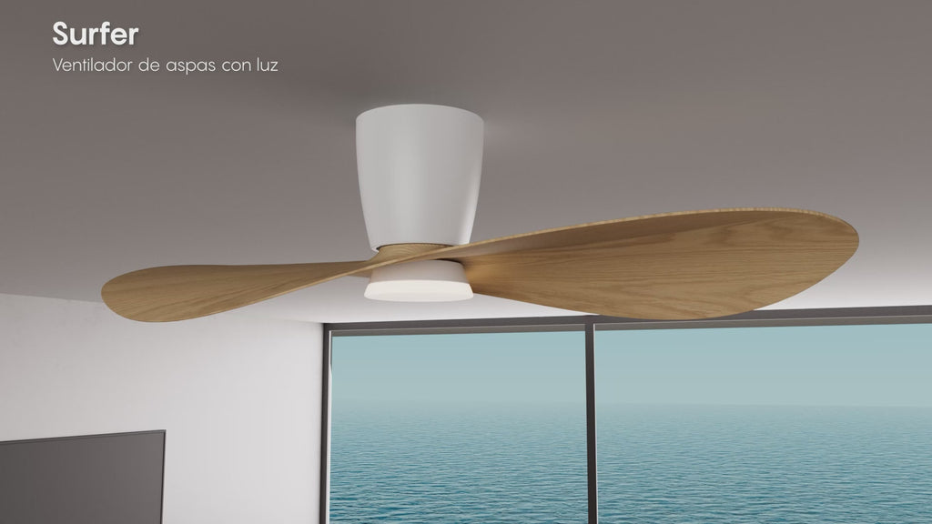 Mantra SURFER stropni LED ventilator 112cm BIJELA