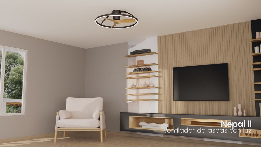 Mantra NEPAL II L LED stropni ventilator 100cm BIJELI