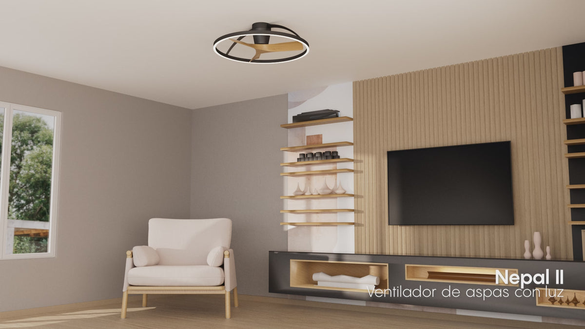 Mantra NEPAL II L LED stropni ventilator 100cm BIJELI