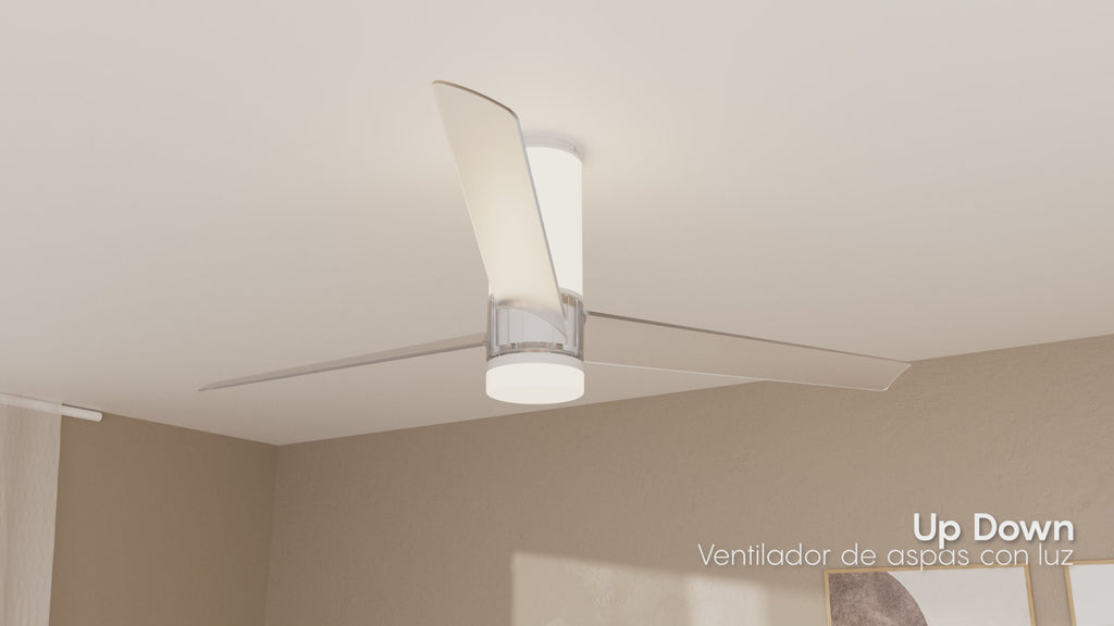 Mantra UP&DOWN FAN PAMETNI LED stropni ventilator 122cm BIJELI