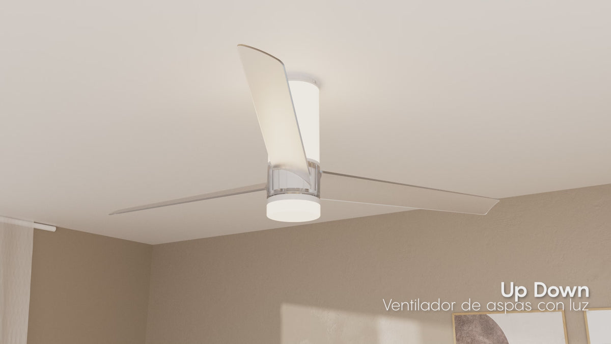 Mantra UP&DOWN FAN PAMETNI LED stropni ventilator 122cm BIJELI