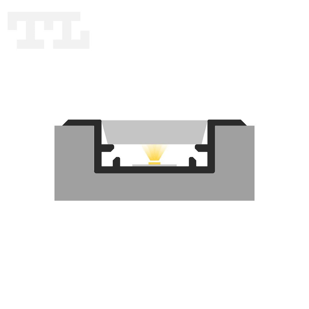LED profil P11-2 HERMETIC, IP67, 2000 mm