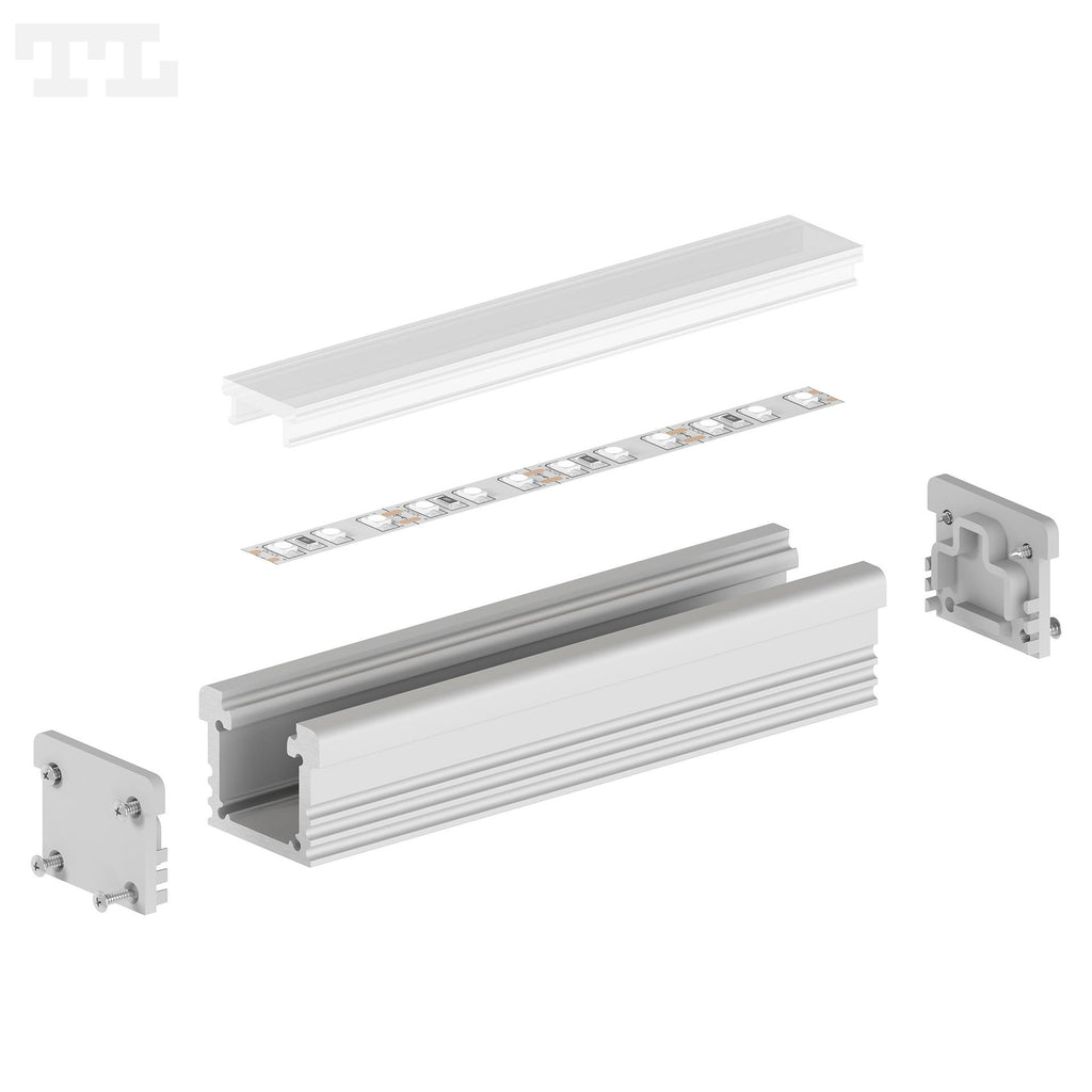 LED profil P24-3 HERMETIC, IP67, 2000 mm