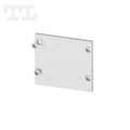 Aluminijska završna kapica P22-2, P22-3, P22-7, GK22-7 - Vrsta završne kapice: bez otvora, Boja završne kapice: Anodizirana