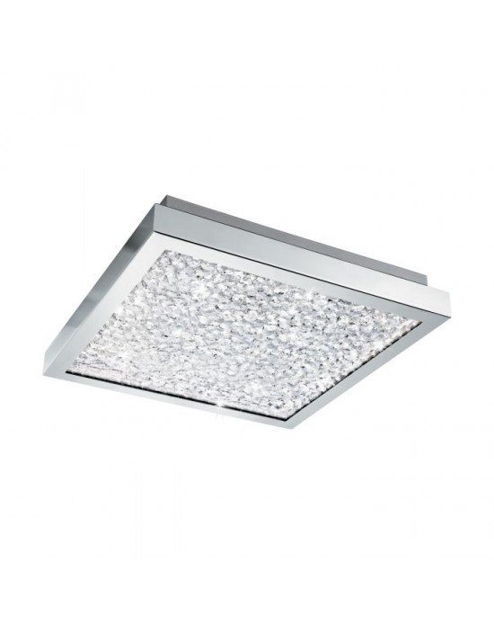 CARDITO PLAFONJERA, LED, 16W, 320x320, 1700lm, KROM/KRISTAL