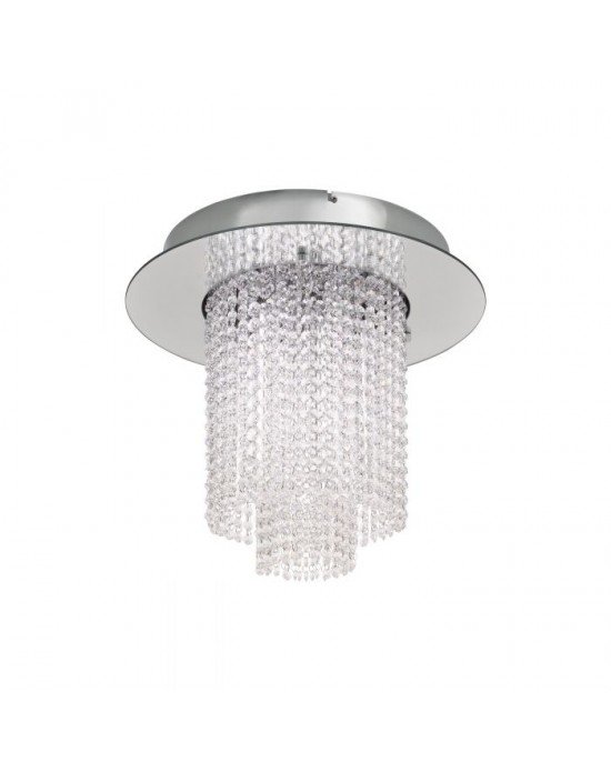 VILALONES STROPNA RASVJETA, 10xLED, 10x4,5W, PROM 500, KROM/KRISTALI