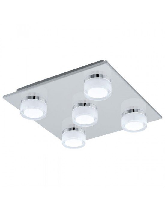 ROMENDO 1 ZIDNA/STROPNA RASVJETA, 5xLED, 5x7,2W, 5x570lm,  KROM/BIJELA