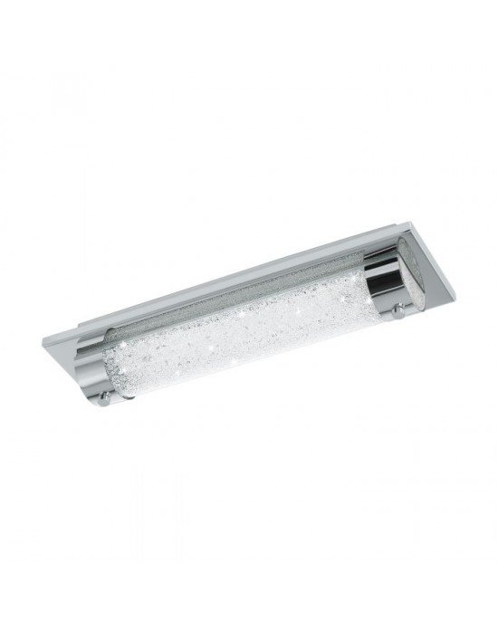 TOLORICO ZIDNA/STROPNA RASVJETA, LED, 8W, 1100lm, IP44, KROM/KRISTAL