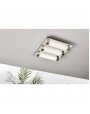 TOLORICO ZIDNA/STROPNA RASVJETA, 3xLED, 3x7W, 3x1000lm, IP44, KROM/KRISTAL