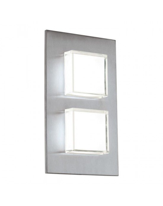 PIAS VANJSKA ZIDNA/2, LED, 2X2,5W, INOX/BIJELA